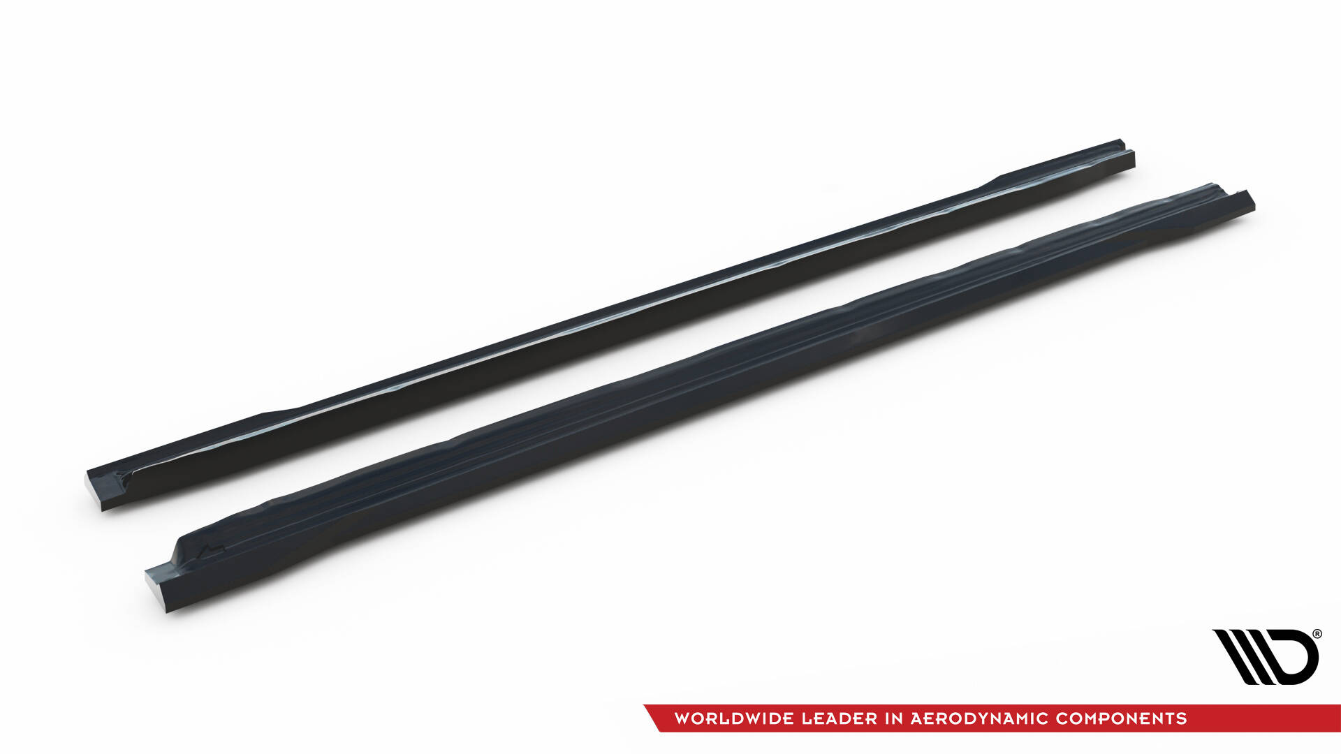 Zijskirts passend voor Volkswagen Passat B9 Maxton Glanzend zwart