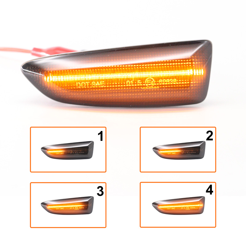 Set LED Side Indicators  Opel various models - Smoke - incl. Dynamic Running Light