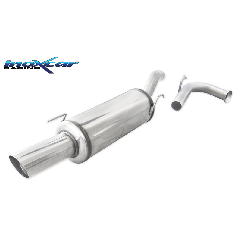 100% Inox Sport Exhaust  Renault Clio I 1.4 80hp -1998 1x90mm Rally