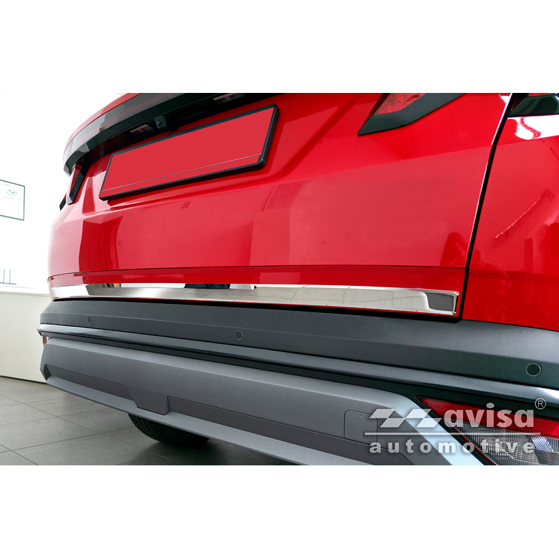 Avisa Chrome Stainless Steel Trunk Tailgate Trim Cover  Hyundai Tucson IV 2020-2024 & Facelift 2024-