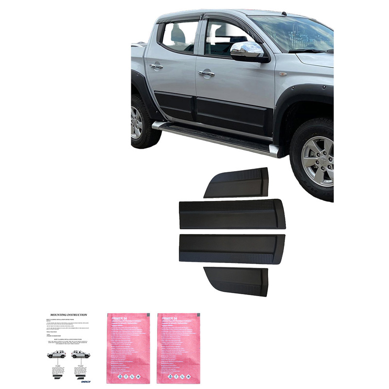 Body Cladding  Mitsubishi L200 Triton 5/6 2015- - Matt black