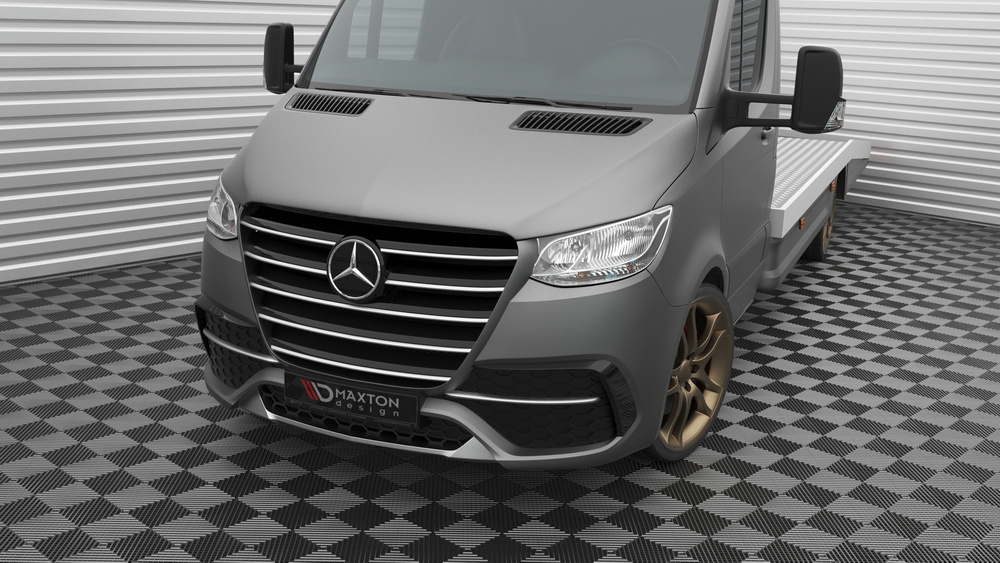 Voorbumper passend voor Mercedes-Benz Sprinter Mk3 2018- Maxton