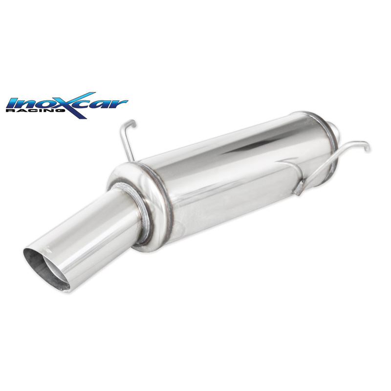 100% Inox Sport Exhaust  Peugeot 206 1.6 88hp -2000 1x90mm Rally
