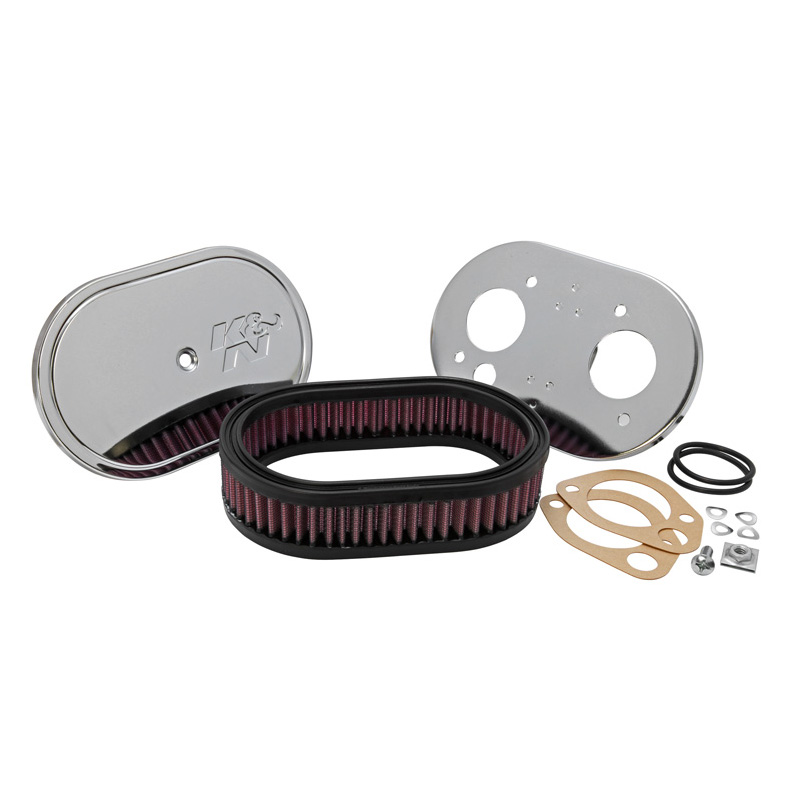 K&N Custom Racing Assembly Small Oval  Weber 40 DCOE, Assembly height 47mm (56-1270)