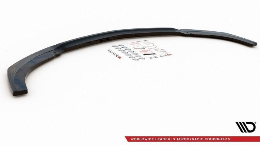 Voorspoiler passend voor Mercedes AMG GT 63s Maxton Design glans zwart v.1