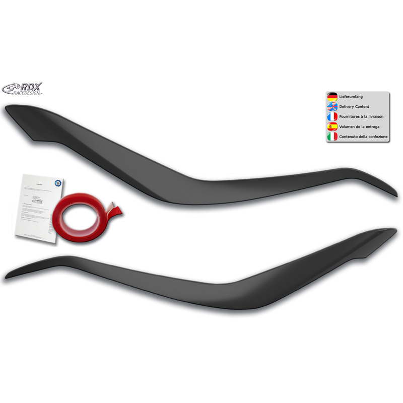Head light spoilers  Kia Sportage 2015-2022 (ABS)