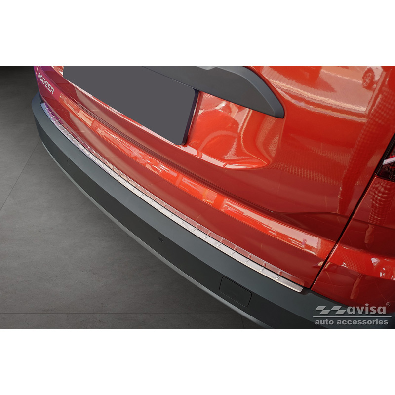 Stainless Steel Rear bumper protector  Dacia Jogger 2022- 'Ribs'
