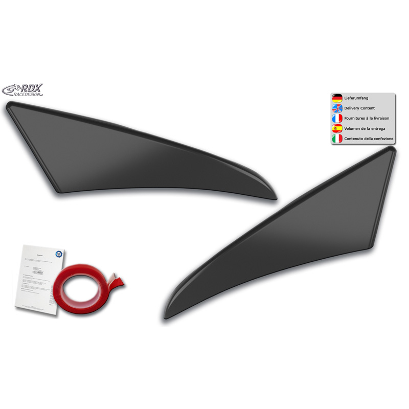 Head light spoilers  Volkswagen Crafter 2006-2017 (ABS)