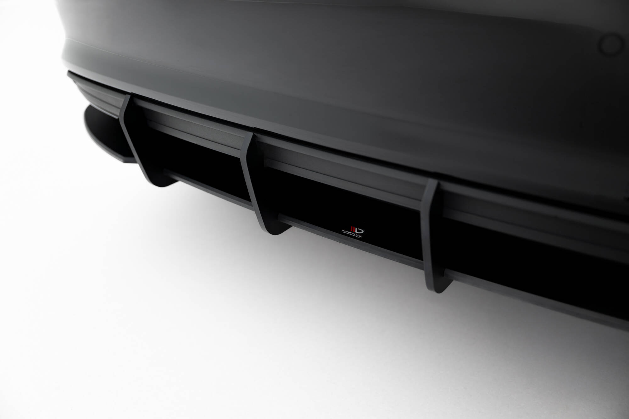 Street Pro Achter Diffuser passend voor Audi A3 Sedan 8Y Maxton Glanzend zwart