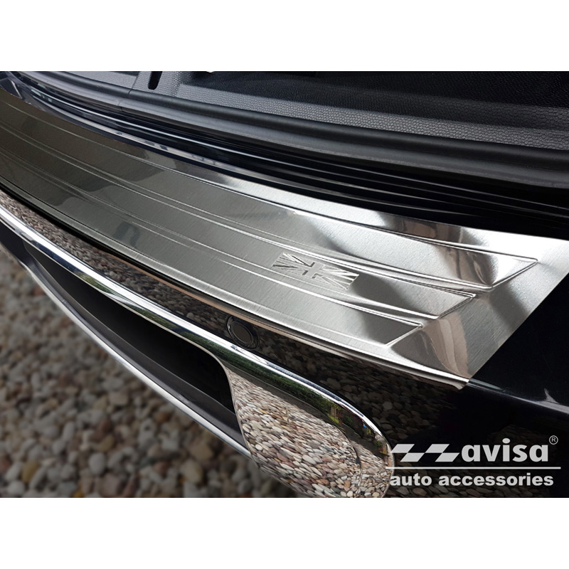 Stainless Steel Rear bumper protector  Mini Countryman R60 2010-2014 'British Flag'
