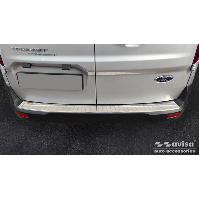 Stainless Steel Rear bumper protector  Ford Tourneo Connect II/Transit Connect II 2014-2017 & FL 2017-2022 'Ribs'
