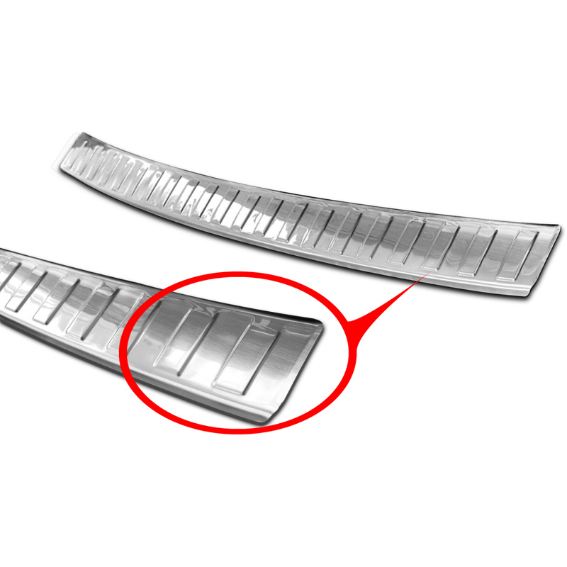 Stainless Steel Rear bumper protector  Hyundai i10 III 5 doors 2019- 'Ribs'