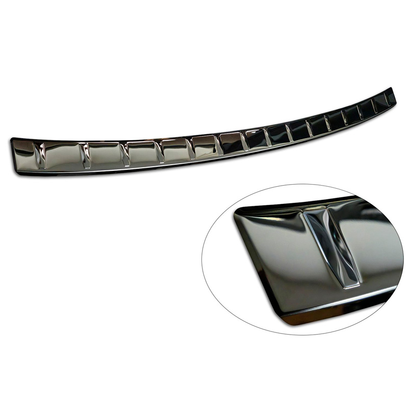 Avisa Black Mirror Stainless Steel Rear bumper protector  MG HS/EHS II 2024- 'Ribs'