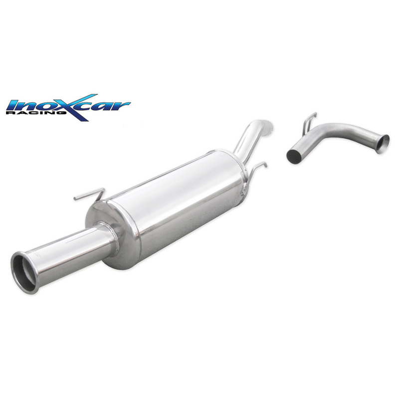 100% Inox Sport Exhaust  Renault Clio I 1.8 16v 135hp -1998 1x76mm Retro Style