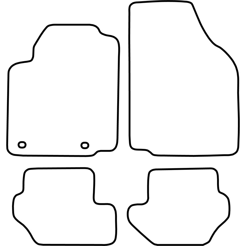 Set car mats  Ford Puma 1997-2002