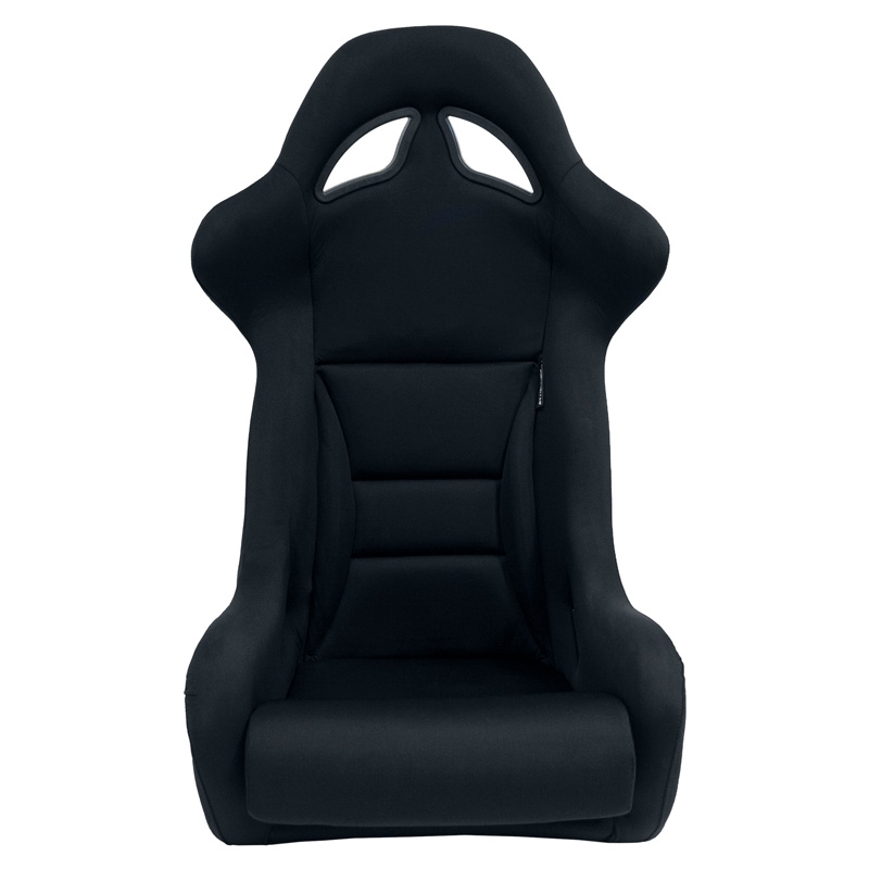 Sport seat 'BS7' - Black - Non-reclinable fibreglass back-rest - incl. slides
