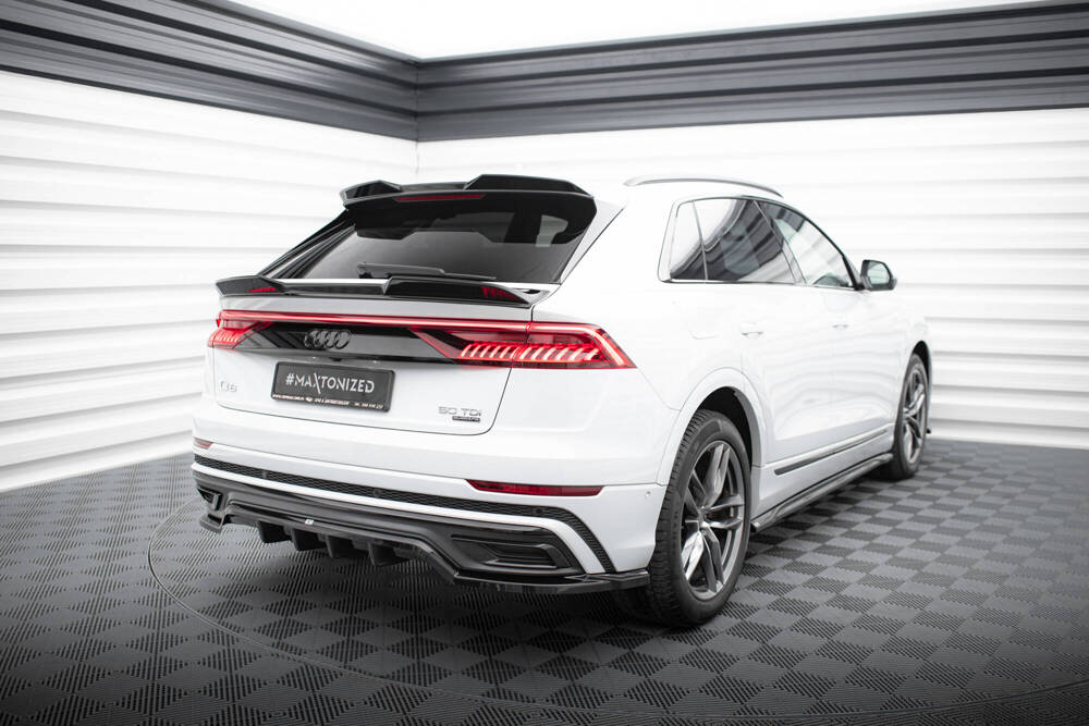 Spoiler passend voor Audi Q8 S-Line / SQ8 Maxton Glans Zwart