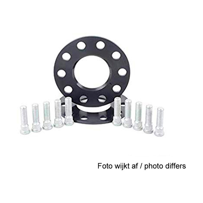 H&R DRM-System Wheel spacer set 30mm per axle - Bolt pattern 5x114,3 - Hub 67,1mm - Bolt size M12x1,5 -  Mazda - Black