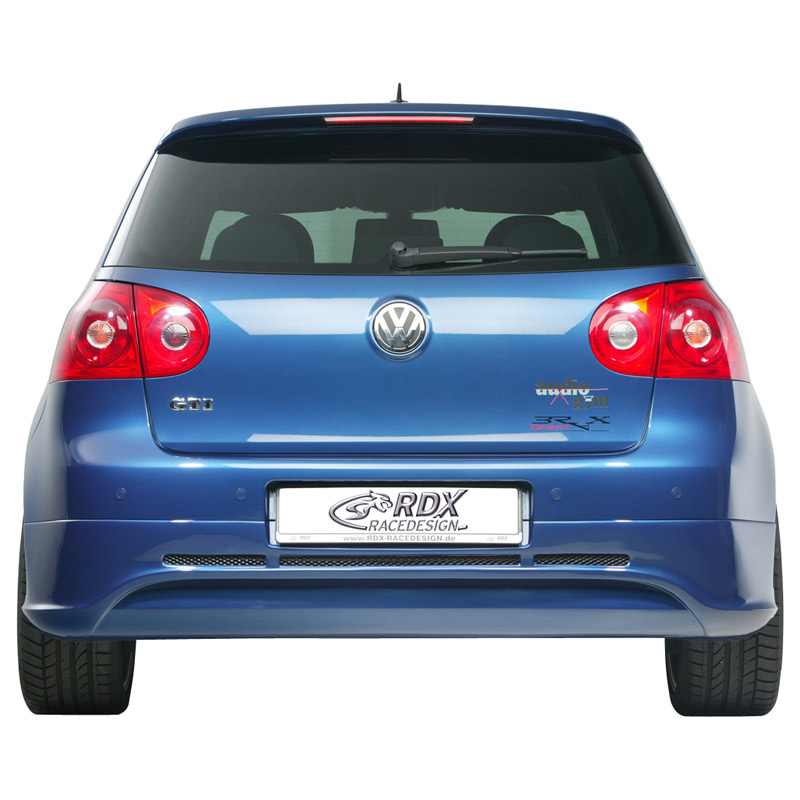 Rear bumper skirt  Volkswagen Golf V 2003-2008 (no exhaust recess) (ABS)