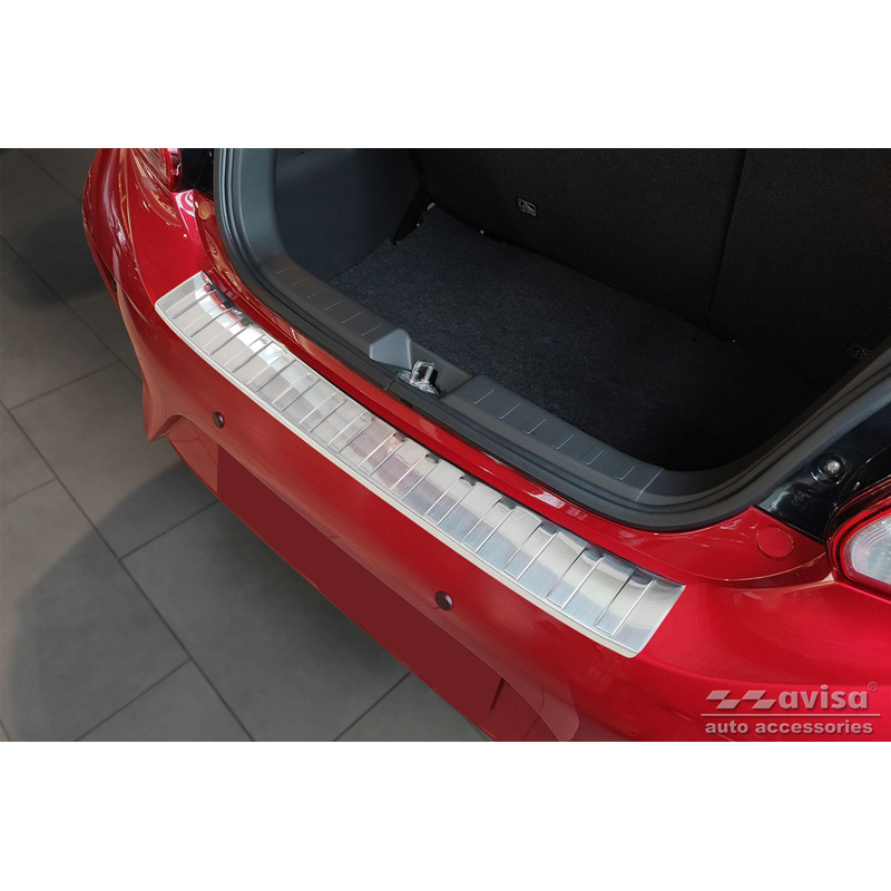 Stainless Steel Rear bumper protector  Mitsubishi Space Star Facelift 2020- 'Ribs'