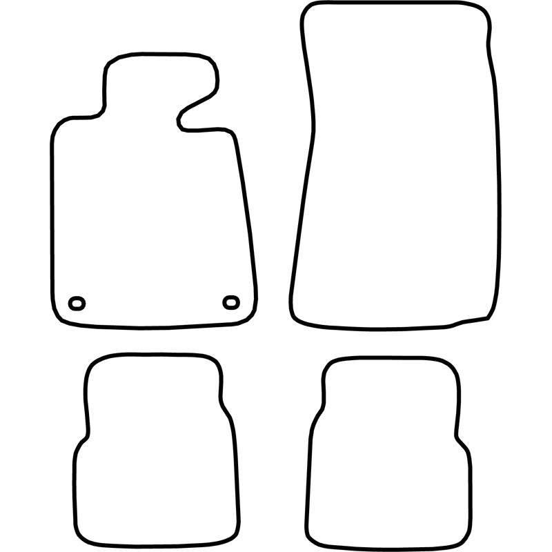 Set car mats  BMW 3-Series (E30) 1982-1990 (excl. Cabrio)
