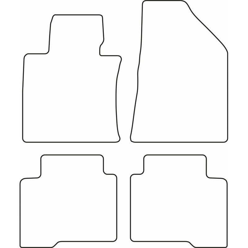 Set car mats  Ssang Yong Korando 2019-