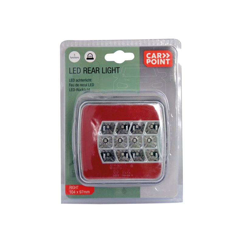 Carpoint LED Rear Trailer Light Right 4 Function