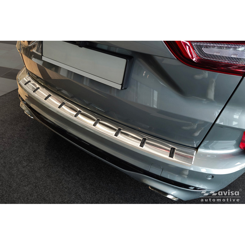 Avisa Stainless Steel STRONG EDITION Rear Bumper Protector  Ford Kuga III ST-Line / Vignale 2019-2024 & Facelift 2024- - Silver