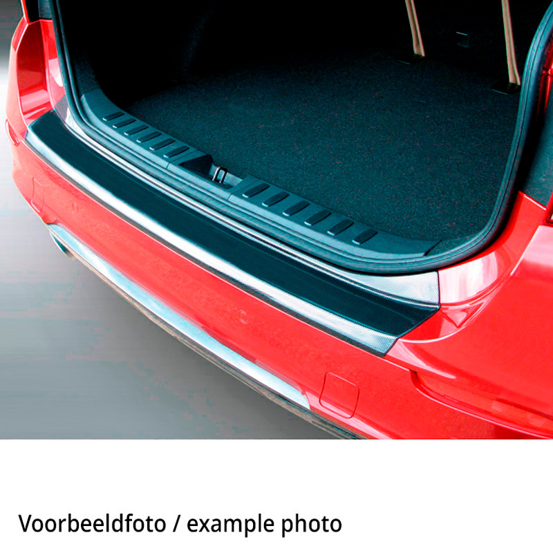 ABS Rear bumper protector  MG 3 Facelift 2018-2023 Carbon Look