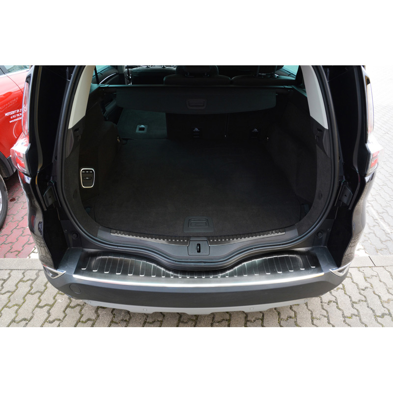 Stainless Steel Rear bumper protector  Renault Espace 2015-2023 excl. Initiale Paris 2020-2023 'Ribs'