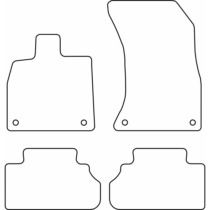 Set car mats  Audi Q5 III (GU) 2025- incl. Sportback