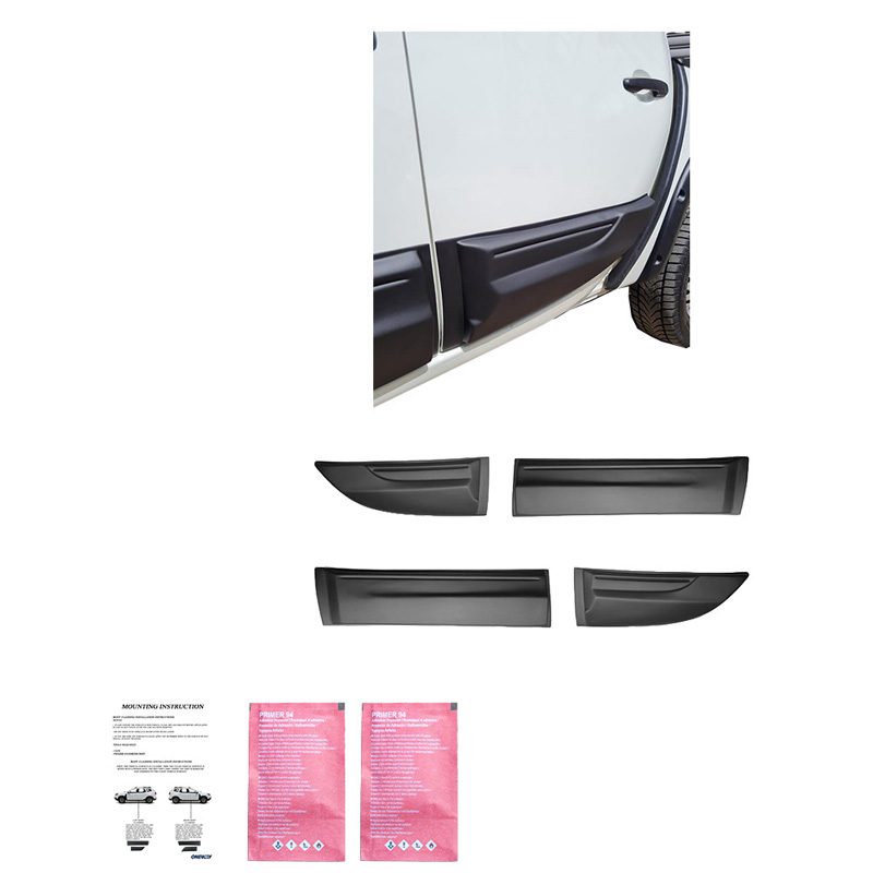 Body Cladding  Mitsubishi L200 Triton 4 2007-2014 - Matt black