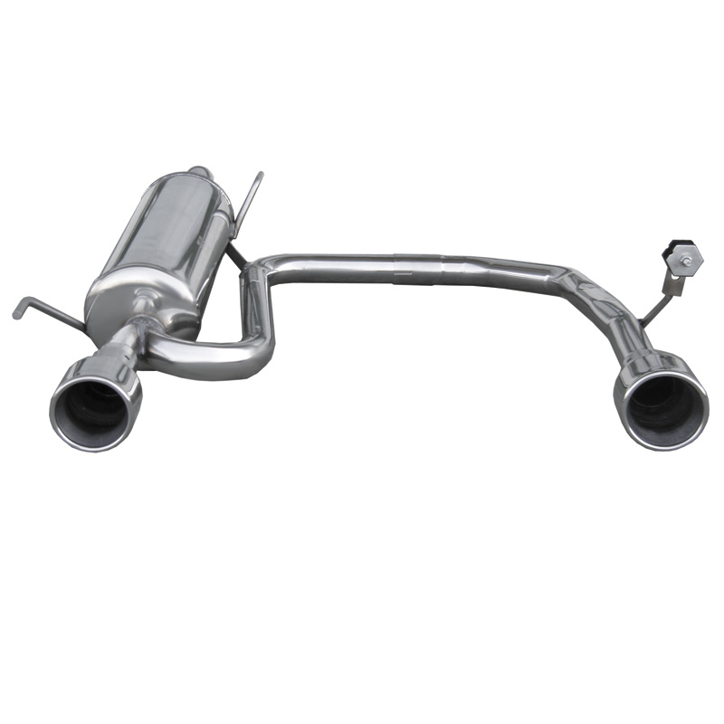 100% Inox Double Sport Exhaust  Alfa Romeo Mito 1.6 JTDm (120HP) 2008- 102mm (Ø55mm)