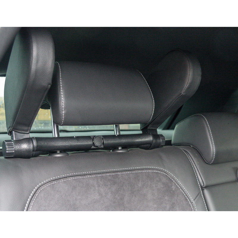 Premium Universal Adjustable Travel Head Rest - Anthracite Synthetic Leather