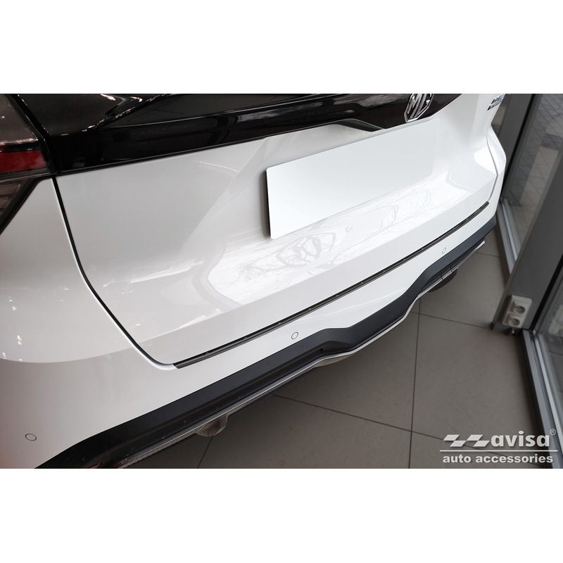 Black Stainless Steel Rear bumper protector  MG 4 (EV) 2022- 'British Flag'