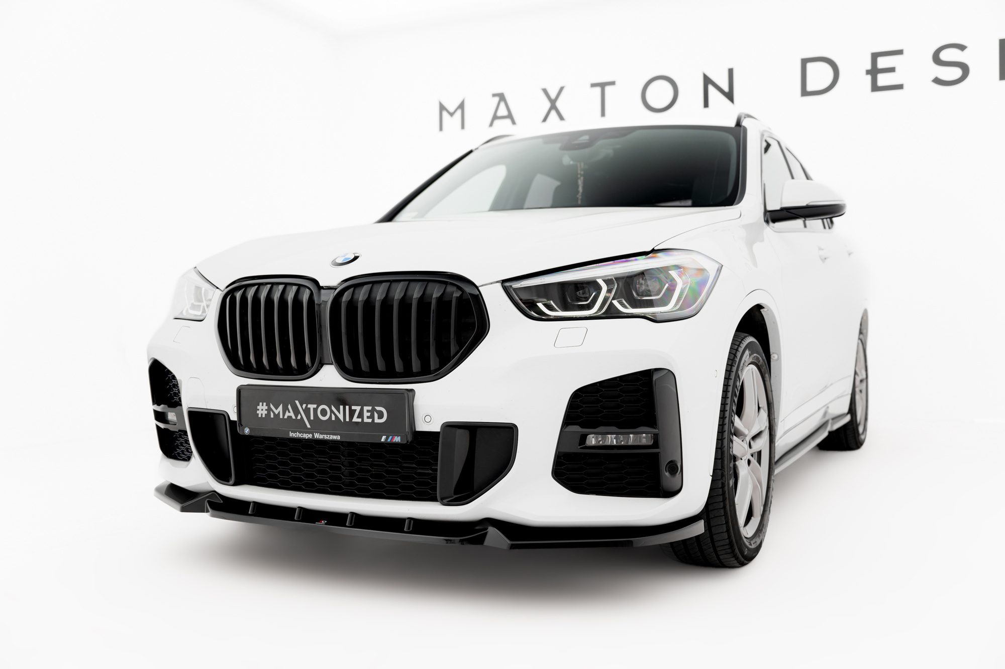 Voorspoiler passend voor BMW X1 M-Pack F48 Facelift Maxton