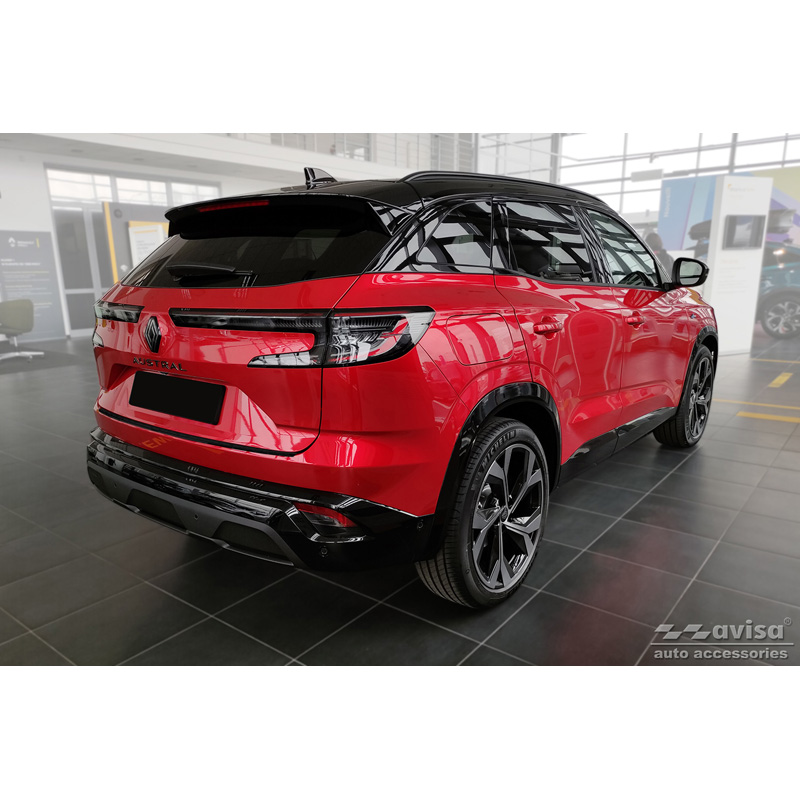 Matte black Stainless Steel Rear bumper protector  Renault Austral 2022-