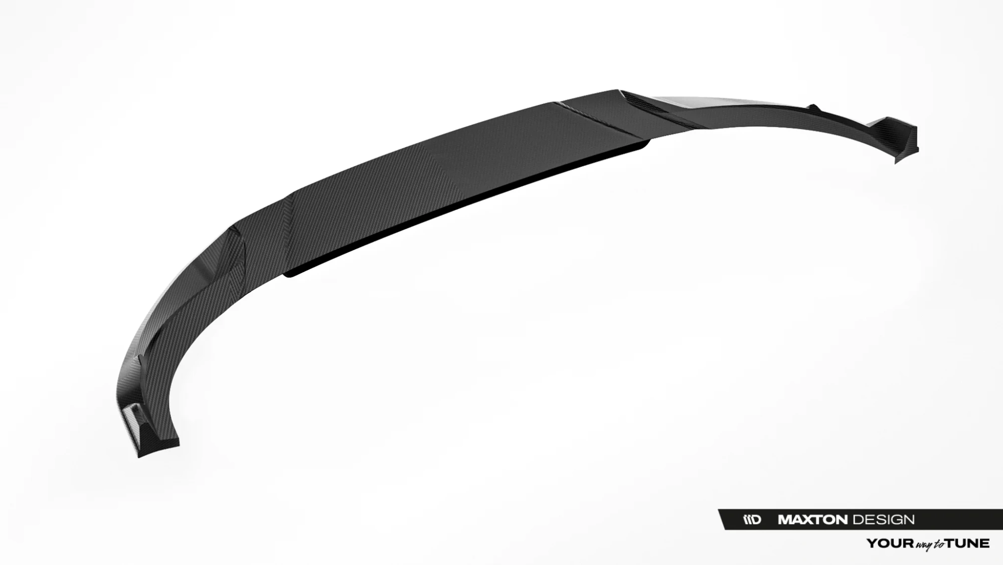 Prepreg Carbon Fiber Front Splitter Audi RSQ8 Mk1 Facelift Gloss Black