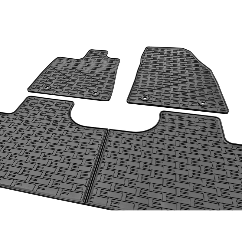 CIKCAR Rubber car mats set  MG S6 (EV) 2025- (3-pieces + fixing system)