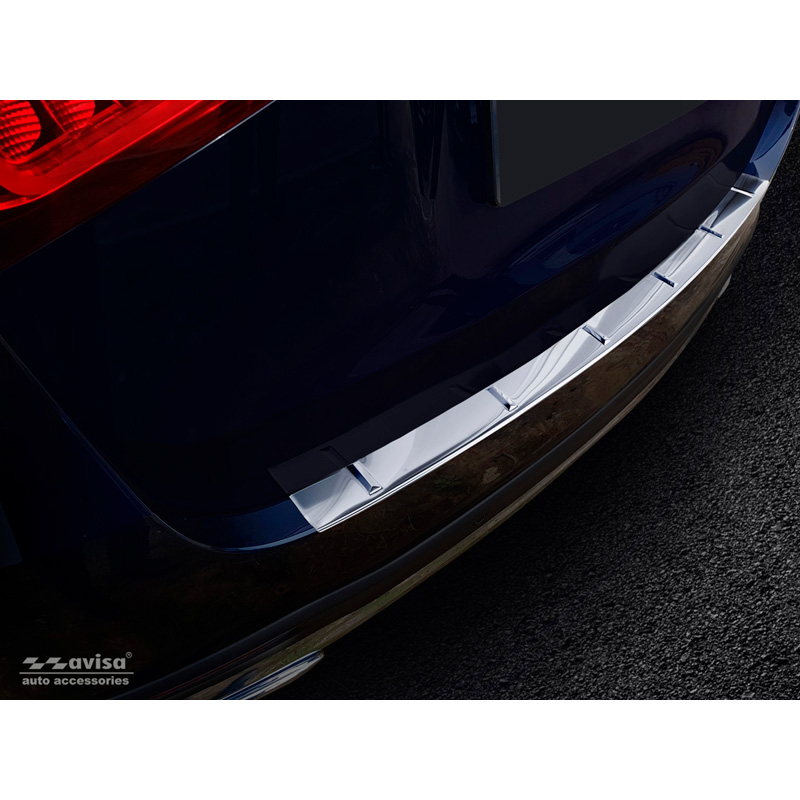 Stainless Steel Rear bumper protector  Mercedes GLE II (W167) 2019-2023 incl. 53 AMG 'Ribs'