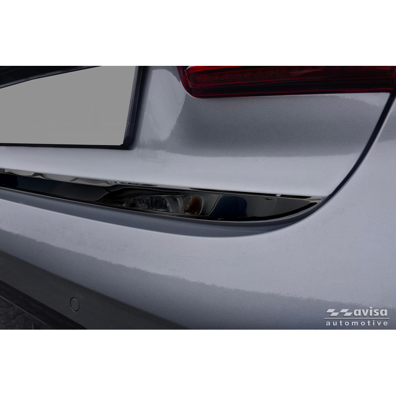 Avisa Black Chrome Stainless Steel Tailgate Trim  BMW 3-Series (G20) M-Sport Facelift 2018-2022, Facelift 2022-2024 & Facelift 2024-