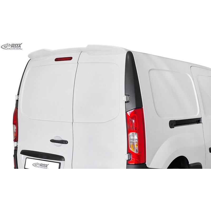RDX Racedesign Roof spoiler  Mercedes Citan 2012-2021, Renault Kangoo 2013-2021 & Nissan NV250 2019-2021 (with 2 barn doors) (PUR-IHS)