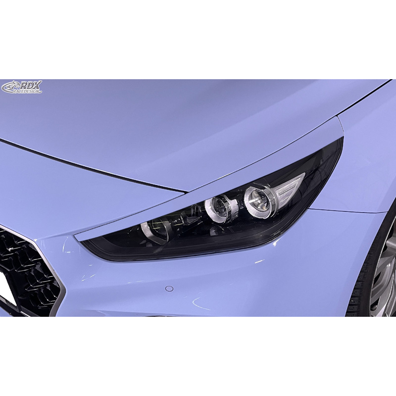 Head light spoilers  Hyundai i30 2017-2021 (ABS)