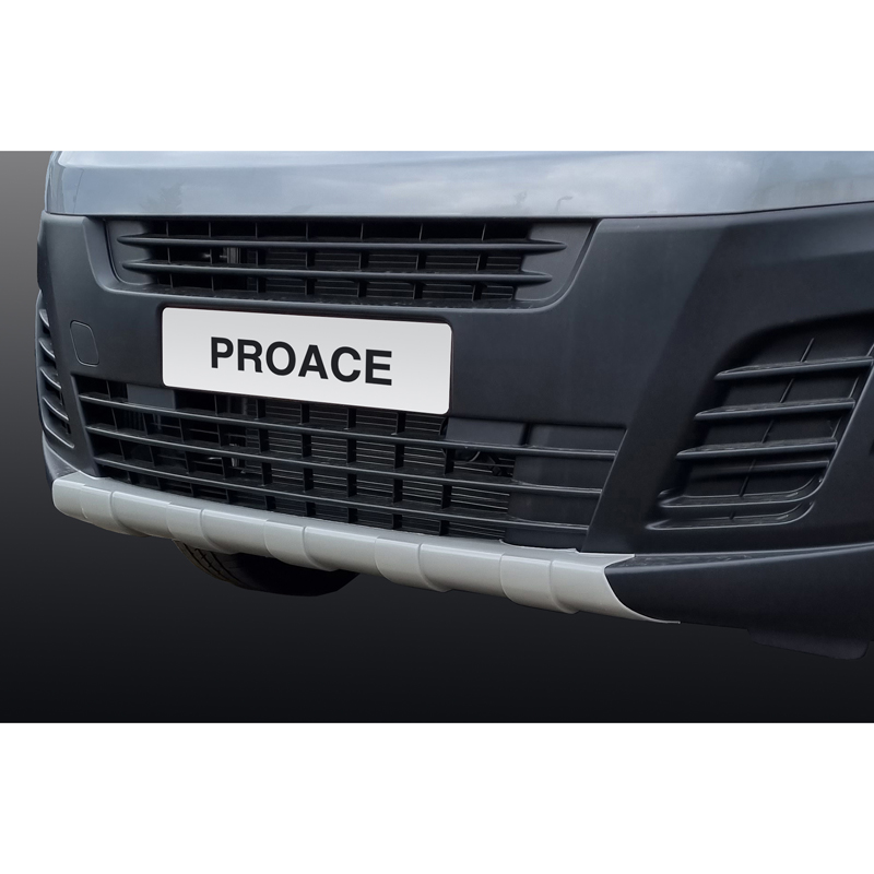 RGM Front spoiler 'Skid-Plate'  Citroën Jumpy/Peugeot Expert/Toyota Proace 2016-/Opel Vivaro 2019-/Fiat Scudo 2022- Silver (ABS)