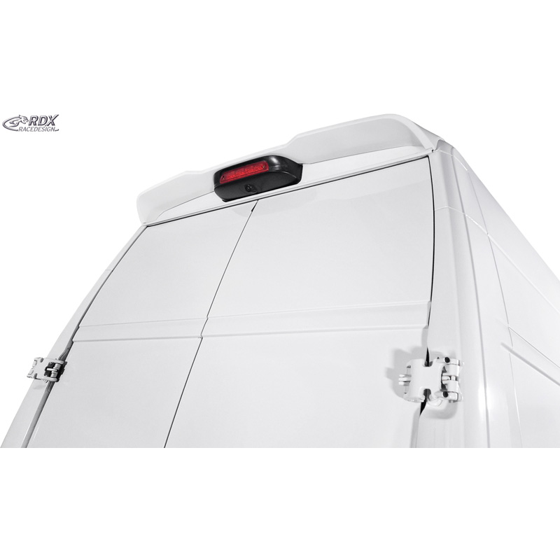 RDX Racedesign Roof spoiler  Citroën Jumper 2006- / Fiat Ducato 2006- / Peugeot Boxer 2006-  / RAM ProMaster 2014- / Opel Movano 2021- / Toyota Proace Max 2024- (H3) (PU)