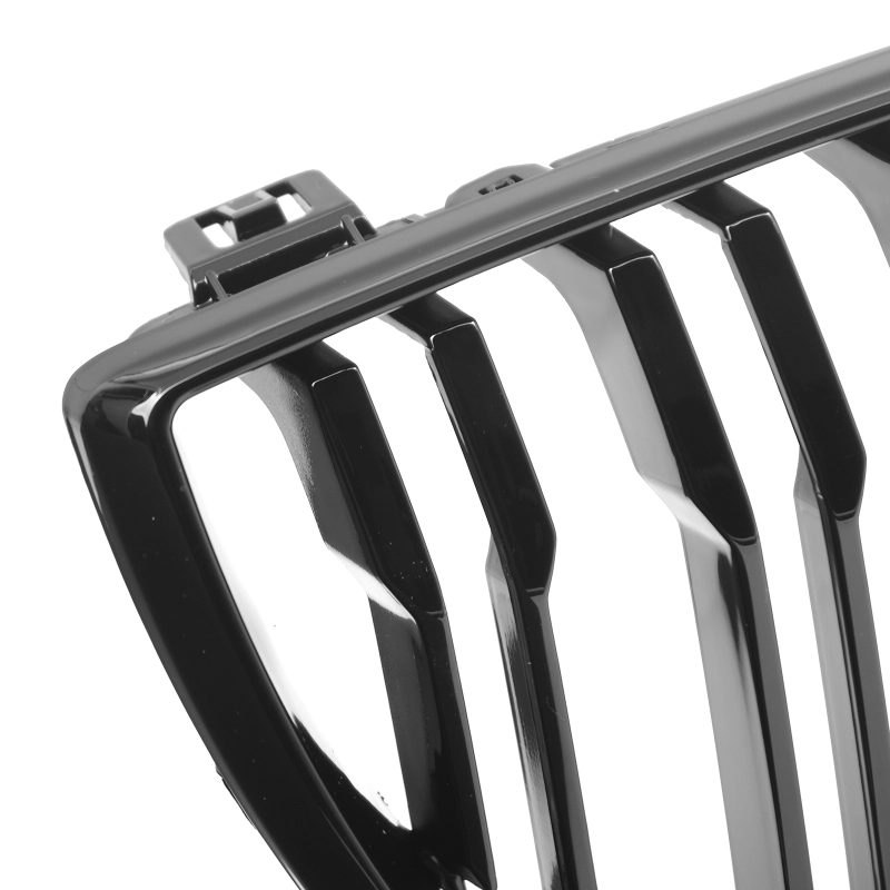 Grill Nieren passend voor BMW E87 04-07 Dubbel Spaak Glans Zwart
