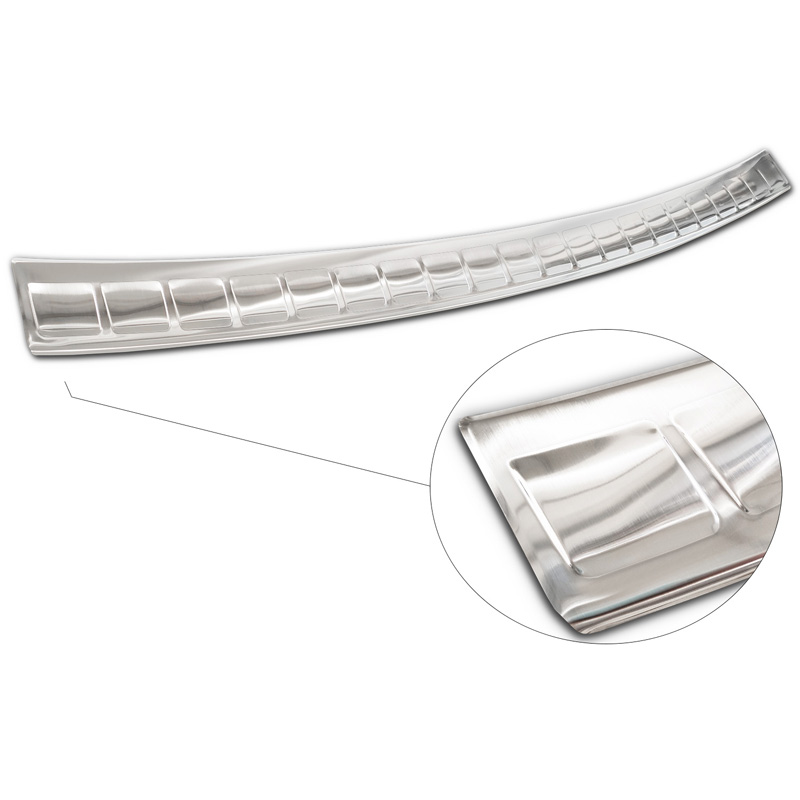 Stainless Steel Rear bumper protector  Renault Express Furgon 2021- 'Ribs'