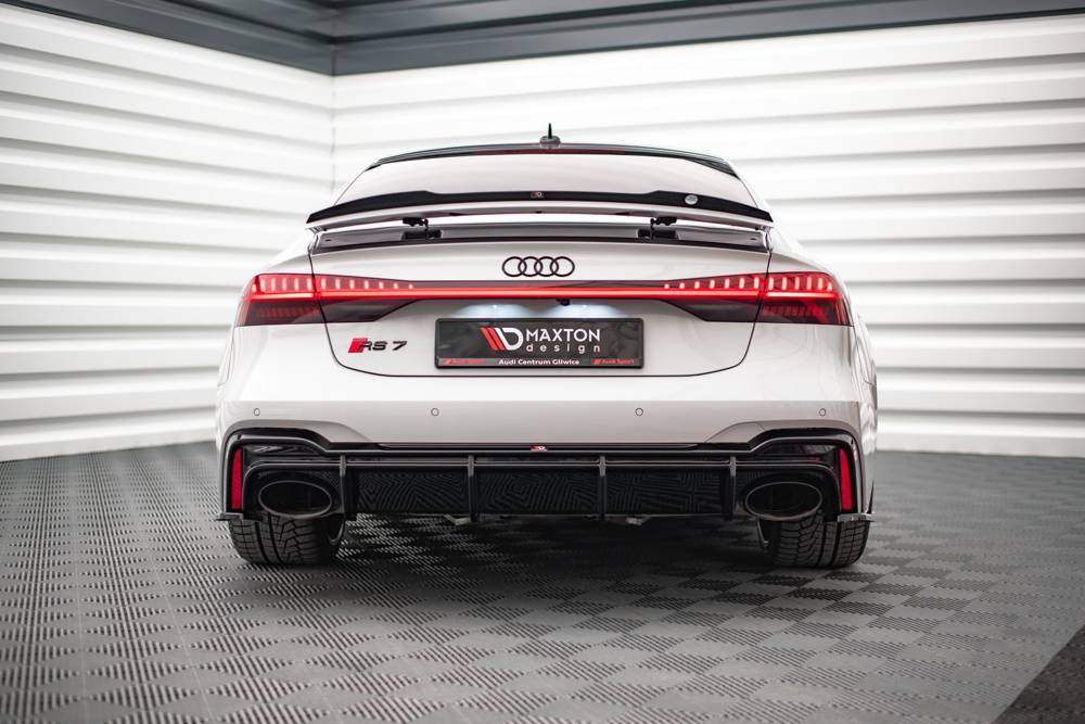 Spoiler passend voor Audi A7 / A7 S-Line / S7 / RS7 C8 Glanzend Zwart Maxton