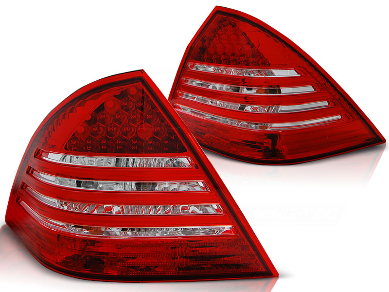Rear lights Mercedes C-Class W203 LED red/clear '00-'04