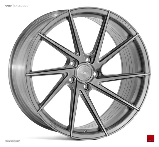 Ispiri FFR1D 8.5x20 5X112 ET42 FULL-BRUSHED-CARBON-TITANIUM -IW-